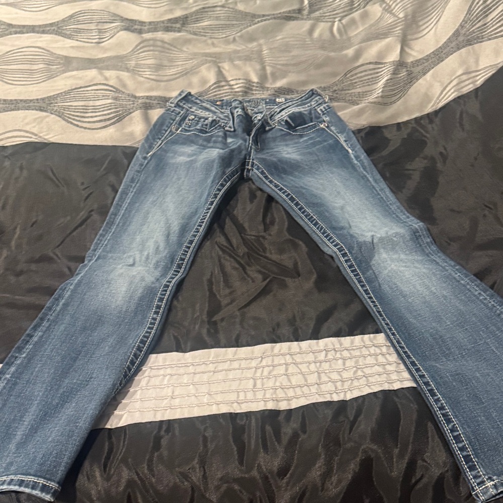 Miss Me Women's Faded Boot Cut Jeans